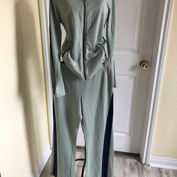 Body Glove Seafoam Green Track Suit Jacket and Pants Size Small EUC - Picture 5 of 10